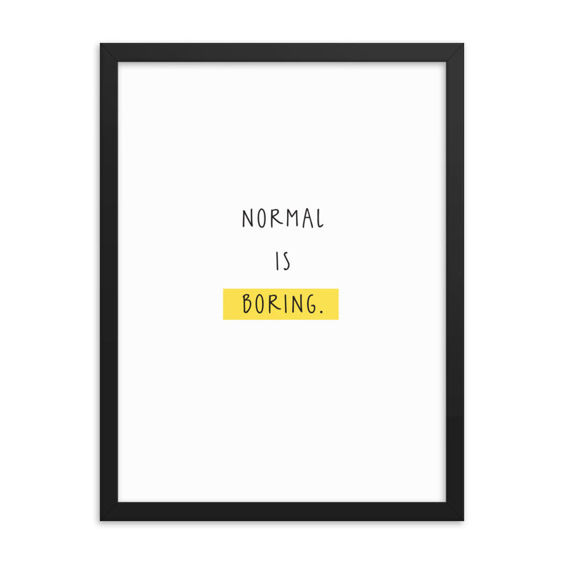 NORMAL Framed