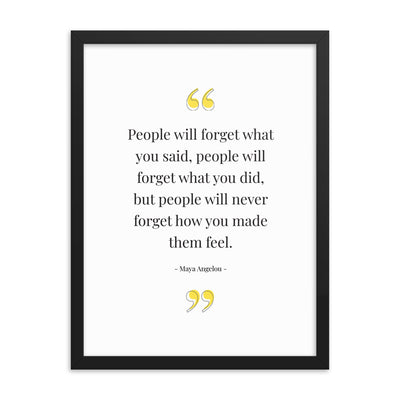 PEOPLE WILL Framed