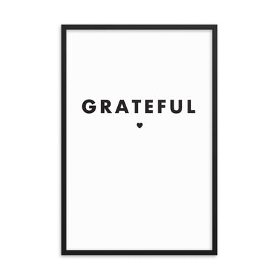 GRATEFUL Framed