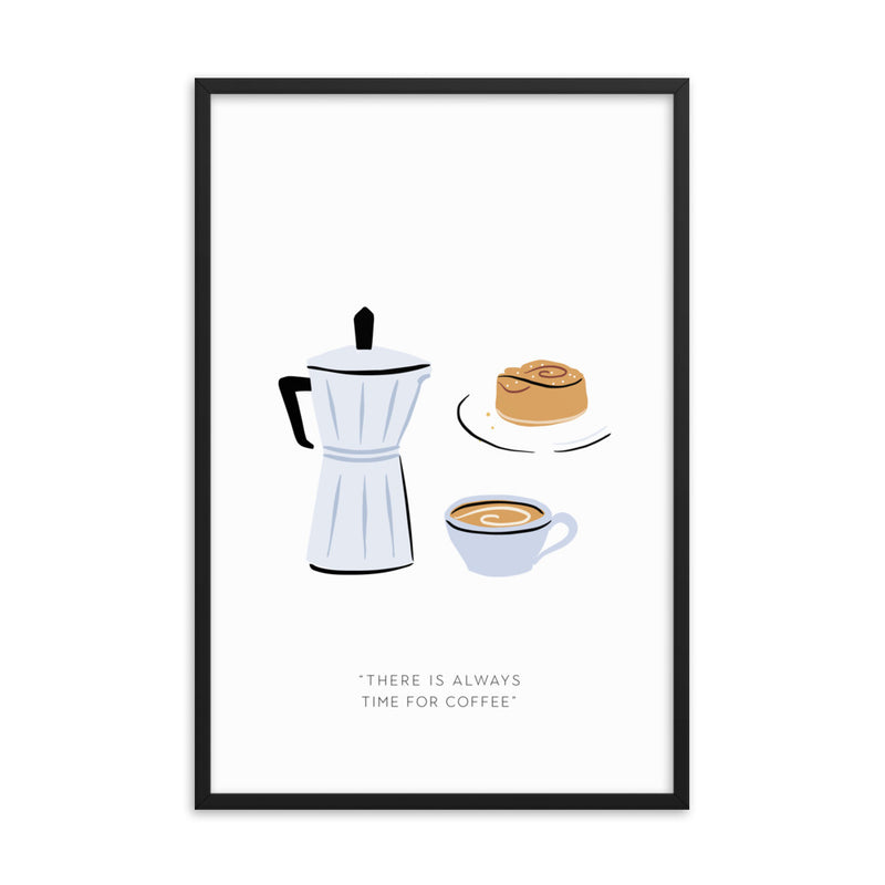 COFFEE TIME Framed