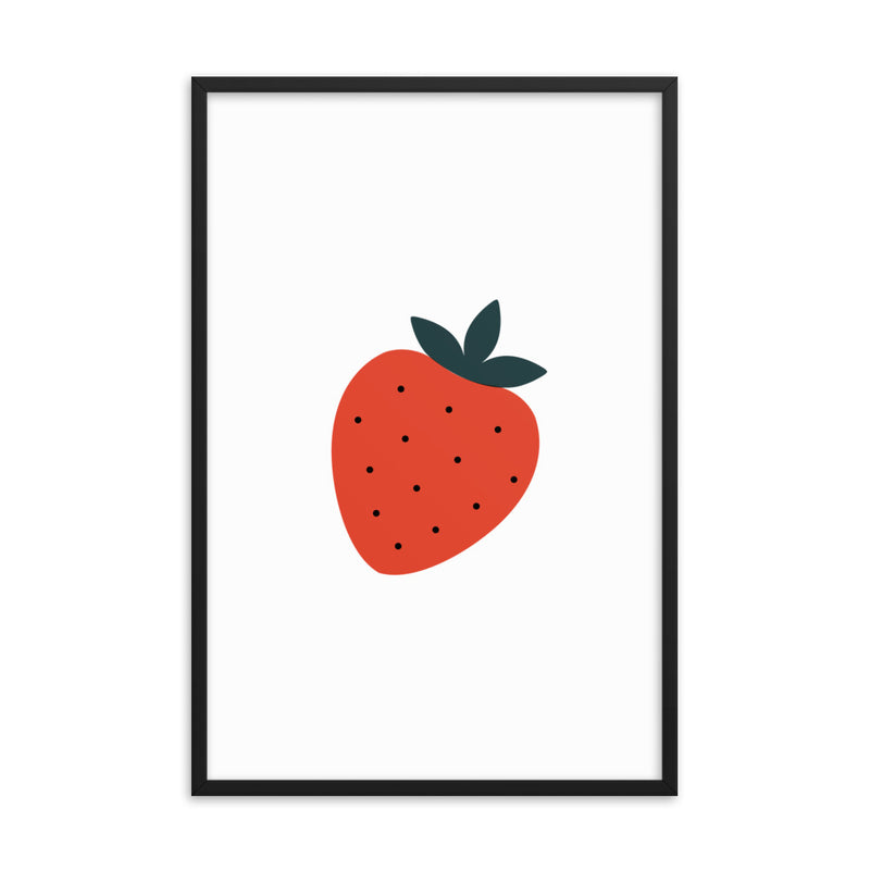 Strawberry  Framed