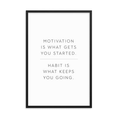 MOTIVATION IS Framed