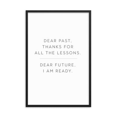 LESSONS Framed