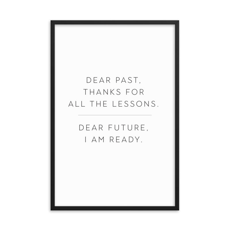 LESSONS Framed