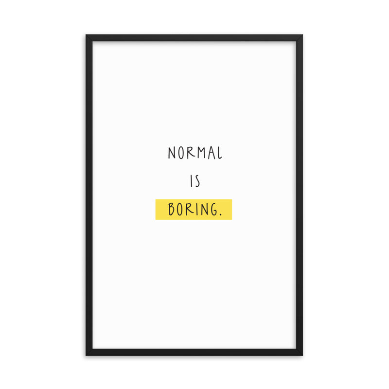 NORMAL Framed
