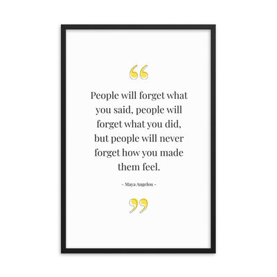 PEOPLE WILL Framed