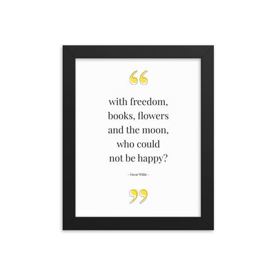 WITH FREEDOM Framed