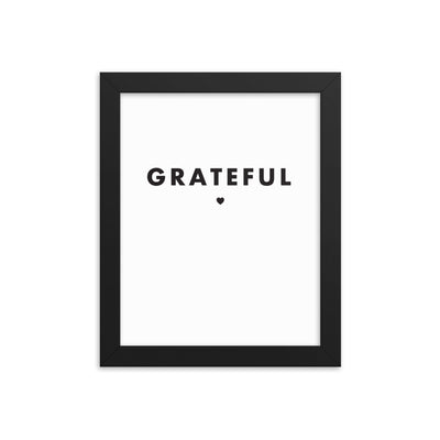 GRATEFUL Framed