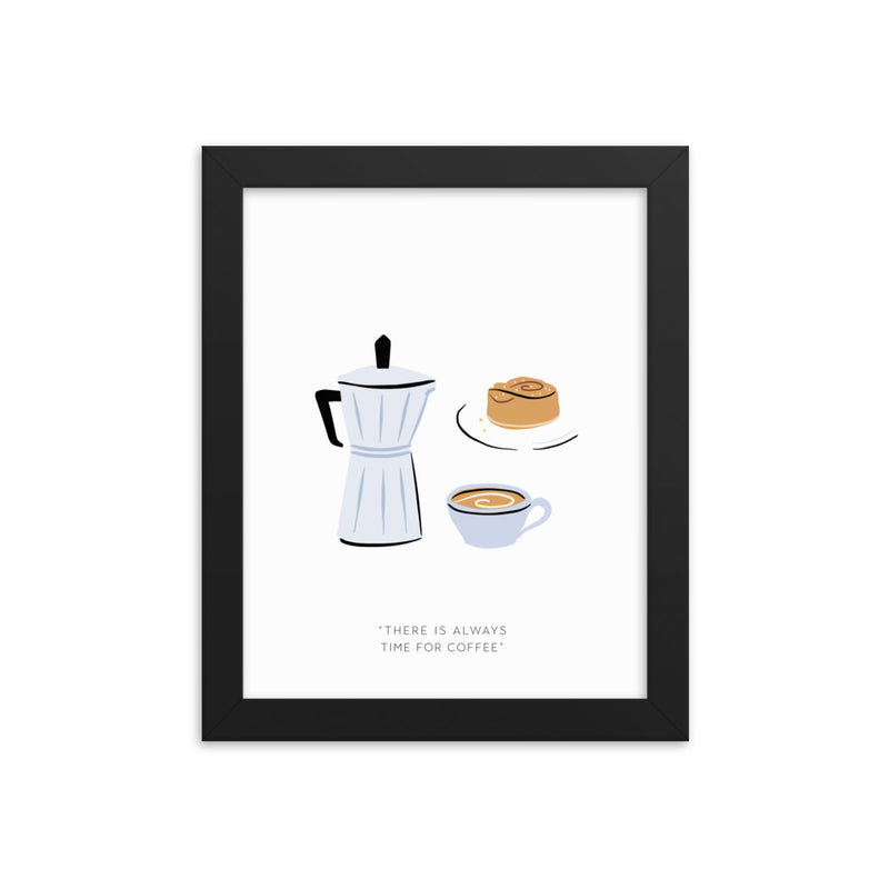 COFFEE TIME Framed