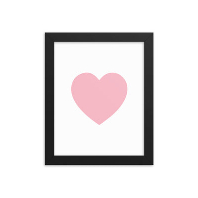 PINK HEART Framed