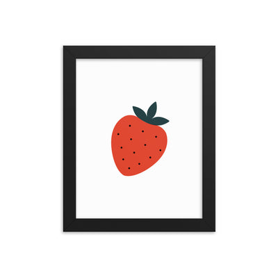 Strawberry  Framed