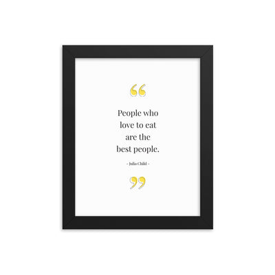 BEST PEOPLE Framed
