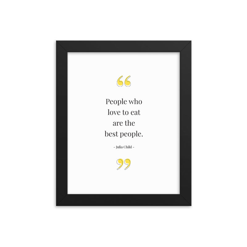 BEST PEOPLE Framed