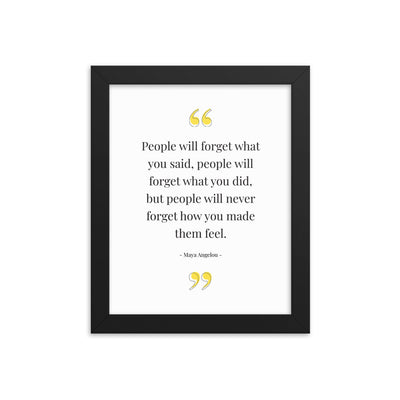 PEOPLE WILL Framed