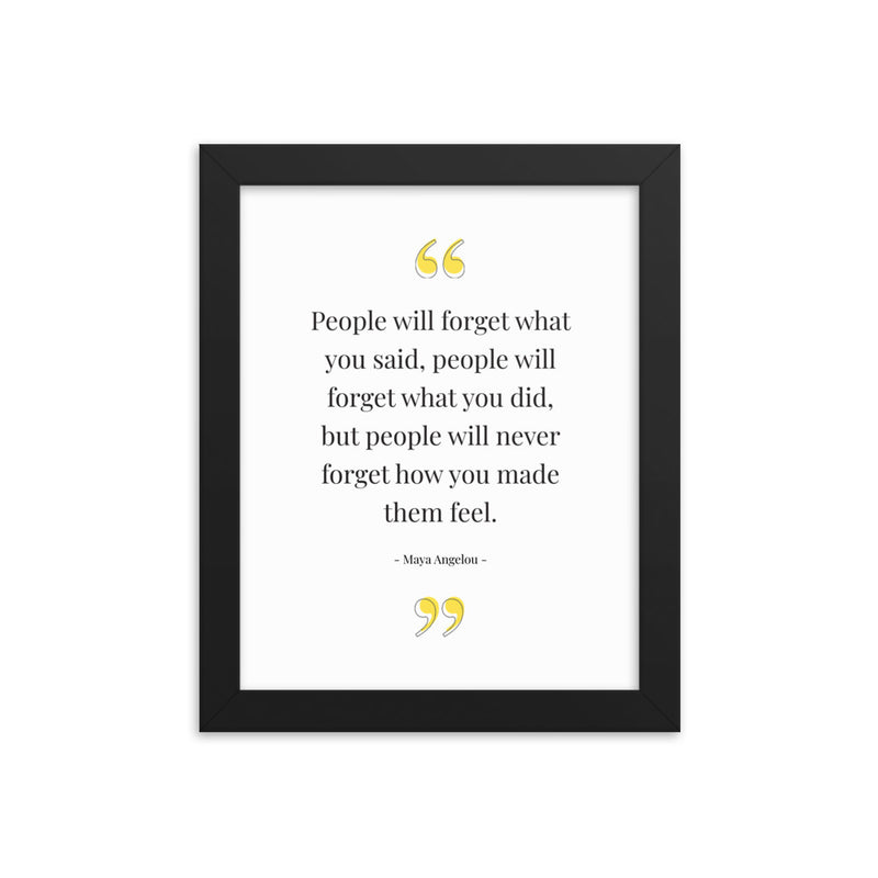 PEOPLE WILL Framed