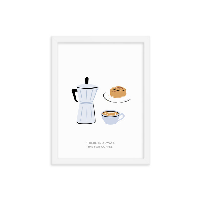 COFFEE TIME Framed