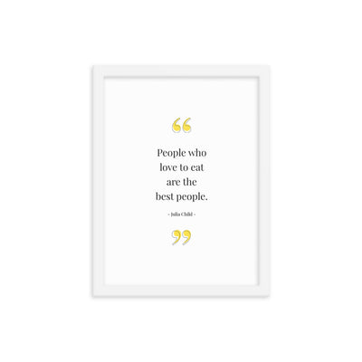 BEST PEOPLE Framed