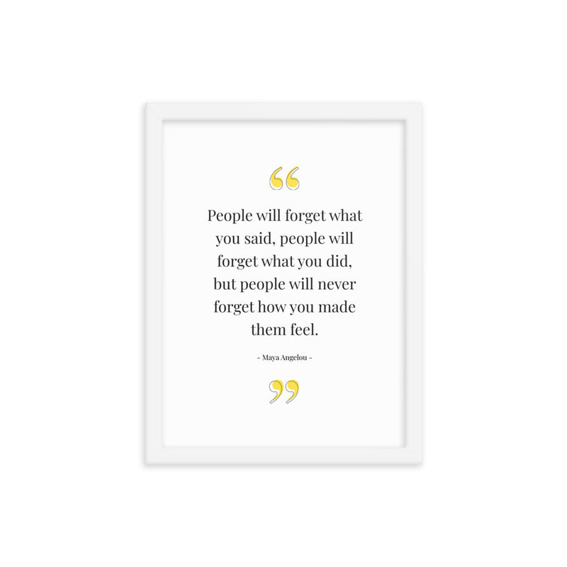 PEOPLE WILL Framed