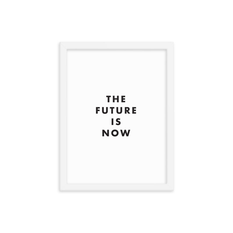 THE FUTURE Framed