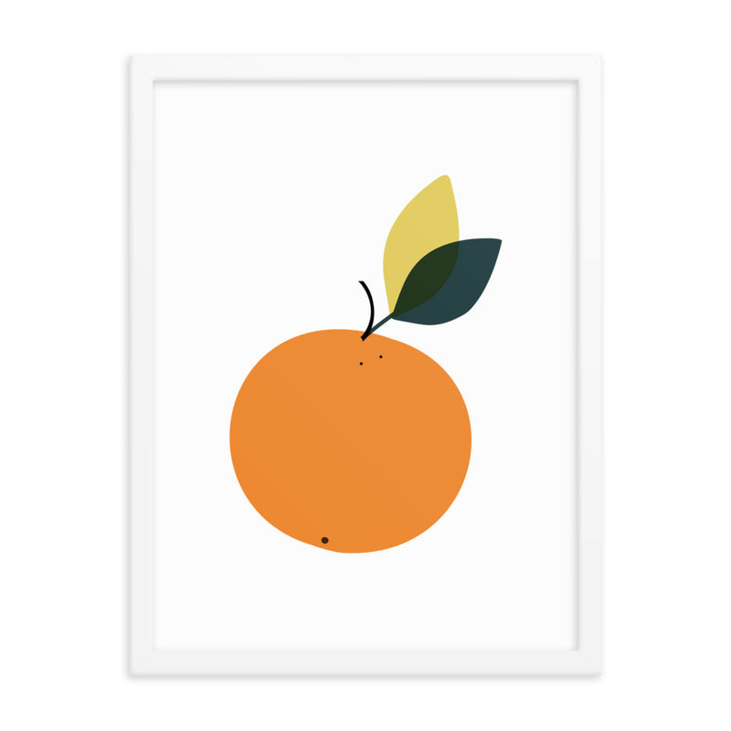 ORANGE Framed
