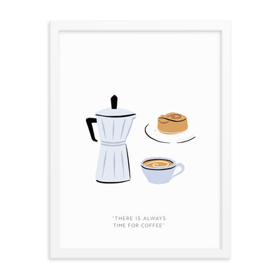 COFFEE TIME Framed
