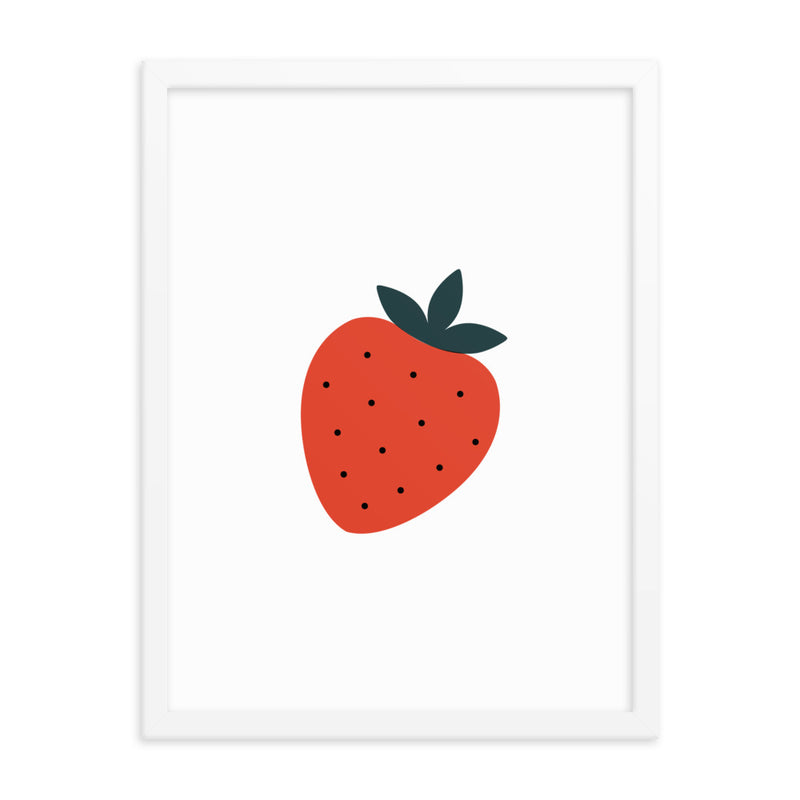 Strawberry  Framed
