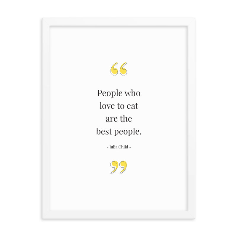 BEST PEOPLE Framed