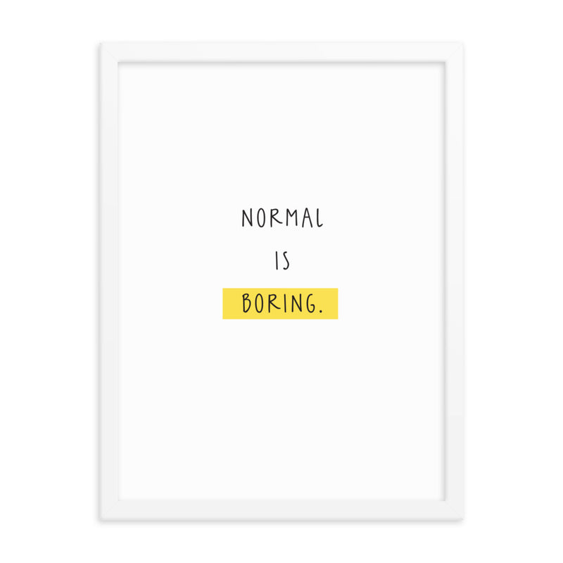 NORMAL Framed