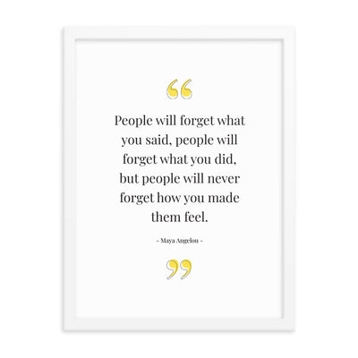 PEOPLE WILL Framed