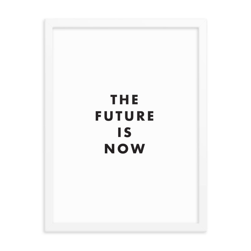 THE FUTURE Framed