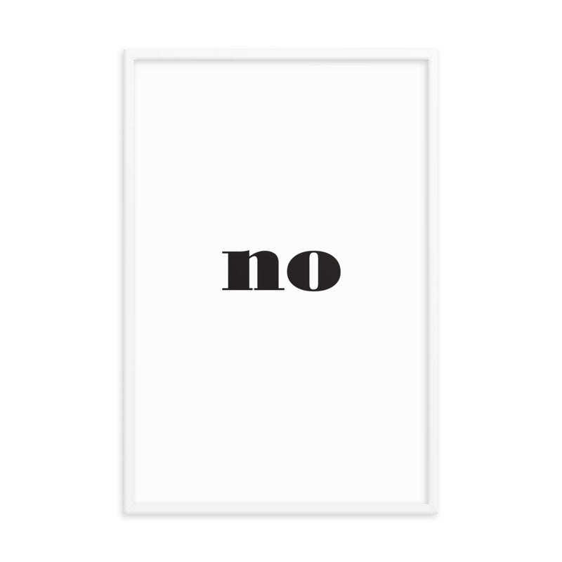 NO Framed