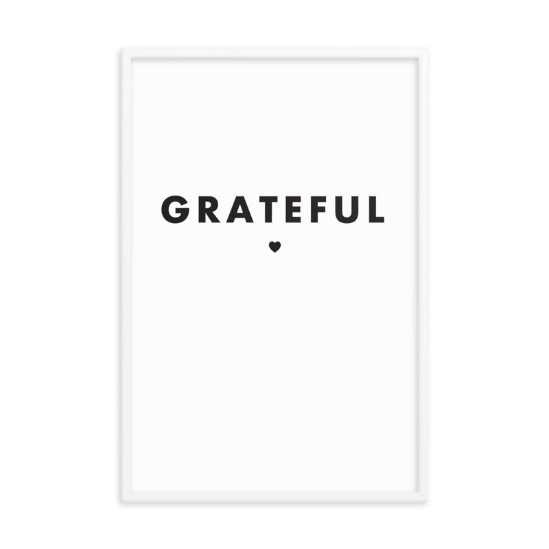 GRATEFUL Framed