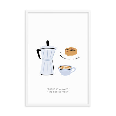 COFFEE TIME Framed