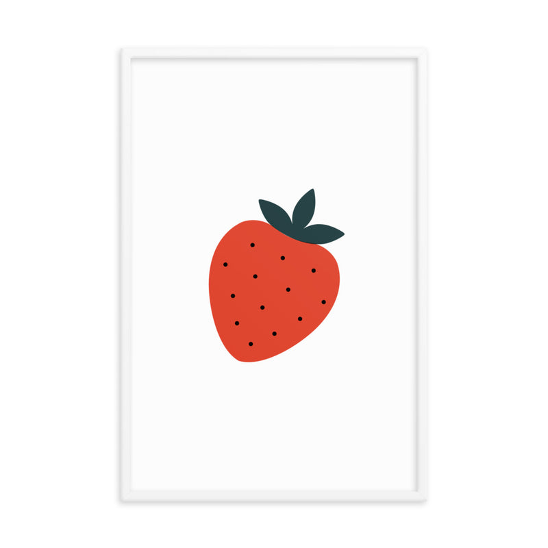 Strawberry  Framed