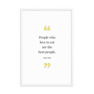 BEST PEOPLE Framed