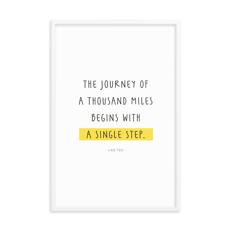 THE JOURNEY Framed