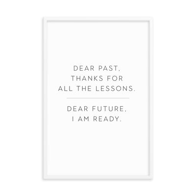 LESSONS Framed