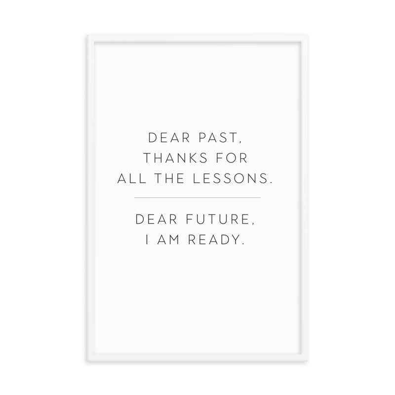 LESSONS Framed