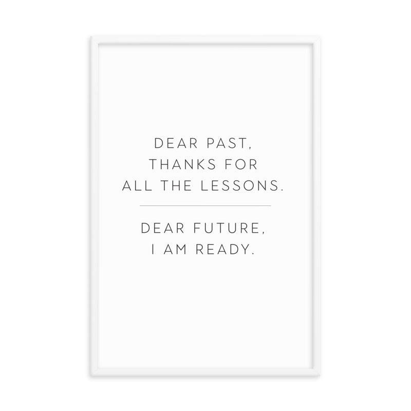 LESSONS Framed