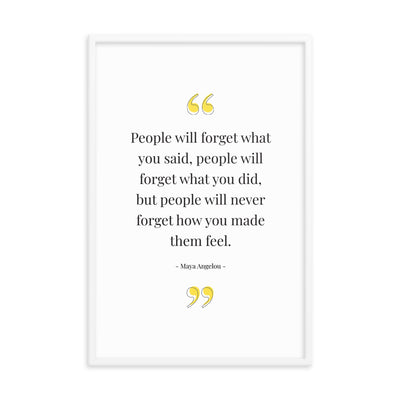 PEOPLE WILL Framed
