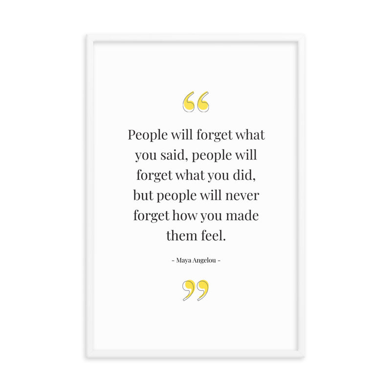 PEOPLE WILL Framed