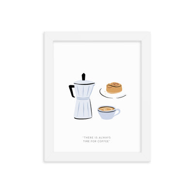 COFFEE TIME Framed