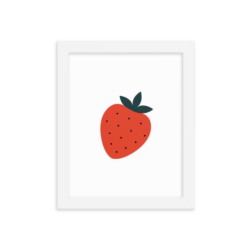 Strawberry  Framed