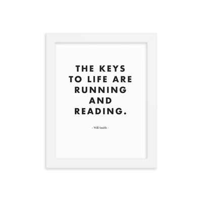 KEYS TO LIFE Framed