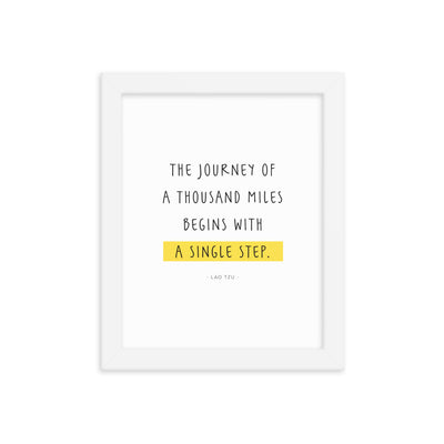 THE JOURNEY Framed