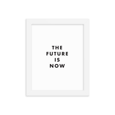 THE FUTURE Framed