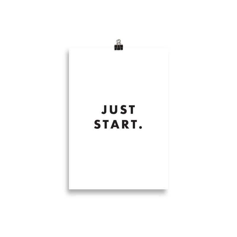 JUST START Poster