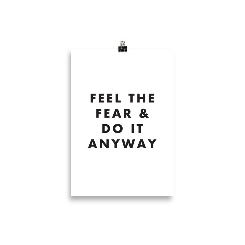 FEEL THE FEAR Poster