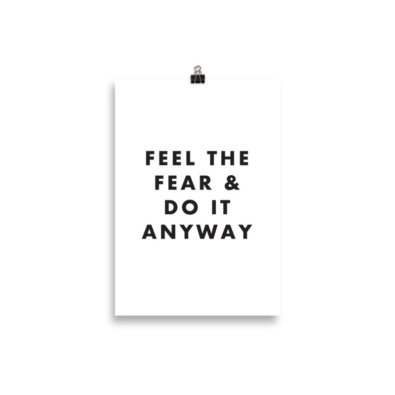 FEEL THE FEAR Poster