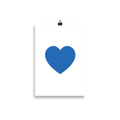 BLUE HEART Poster